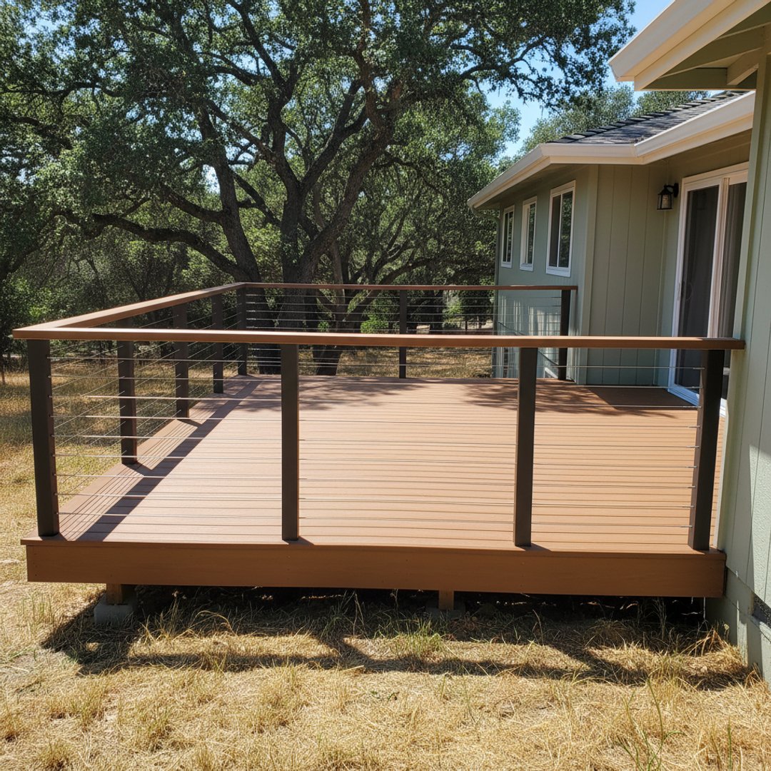 Composite Decking Installation completed by Classic Deck Co in Huntington Beach, CA