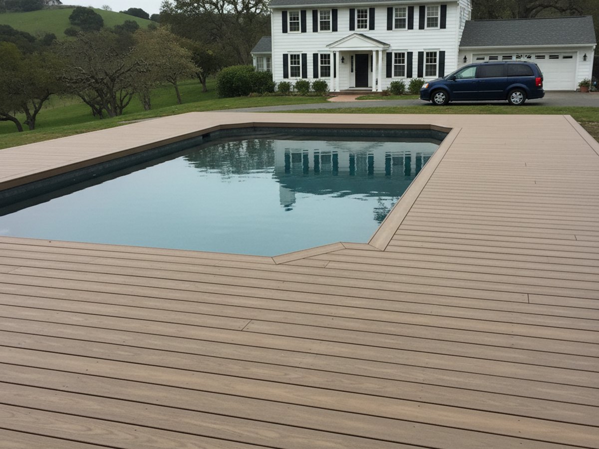 Composite Decking Installation completed by Classic Deck Co in Tustin, CA
